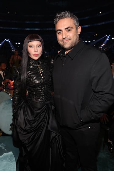 La artista acudió al Superdome de Nueva Orleans con su pareja.