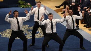 Haka en el Campoamor: los All Blacks, Princesa de Asturias