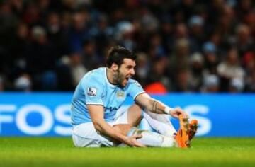 Manchester City v Liverpool - Premier League Alvaro Negredo