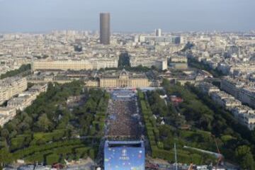 Vistas de París desde la Torre Eiffel.