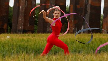 Hannah Martin, entrenamiento en el viaducto de Ouse Valley