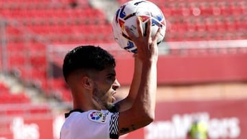 Mario, durante su debut en Mallorca.