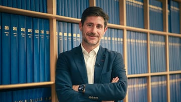 Víctor Sánchez del Amo, en su visita a AS.