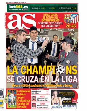 Las portadas de AS de abril