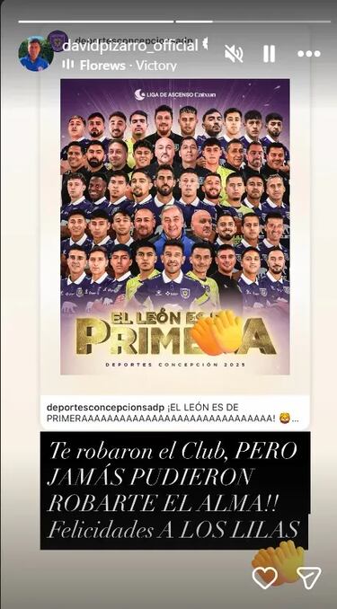 David Pizarro sorprende tras el histórico ascenso de Concepción: su mensaje dará que hablar