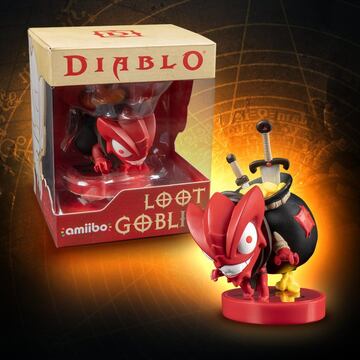 Diablo Loot Goblin | Una reproducción del carismático goblin cargado de oro y otros tesoros que debemos atrapar a lo largo de nuestra aventura, una y otra vez. En este caso, nos servirá para abrir portales a través de los cuales hacernos con grandes tesoros. Disponible en diciembre de 2018.