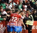El Sporting fragua su triunfo en un buen primer tiempo
