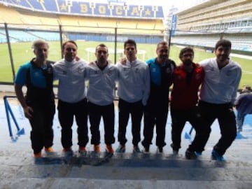 El Sevilla visitó el estadio Alberto José Armando 'La Bombonera' del Club Atlético Boca Juniors.