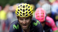 Alejandro Valverde, durante el pasado Tour de Francia.