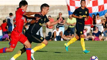 Borré debuta con el Atlético: juega 26 minutos ante Numancia