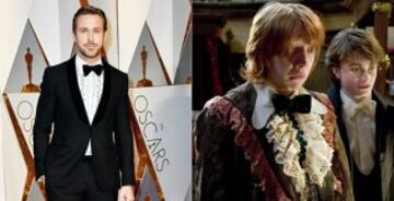 "Ryan Gosling lleva la túnica de la tía abuela Tessie. #PalomiOscars". Fatty Martin @Fatty_Martin