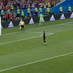 El penalti que metió Modric no pudo tener más suspense: ¡llegó a tocar los dos postes!