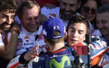 Jorge Lorenzo y Marc Márquez. 