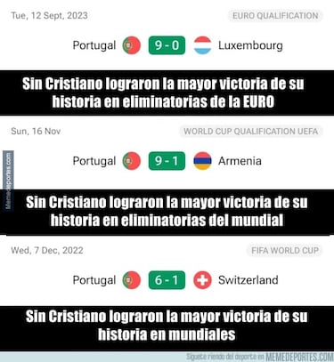 Cristiano, la NFL en el Bernabéu...: los mejores memes del parón de selecciones