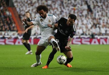 Marcelo y Dani Alves.