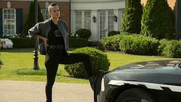 Maria Sten as Frances Neagley in the Reacher, which is delaying season 4’s release.