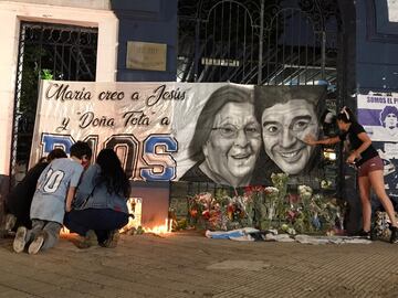 Buenos Aires sale a la calle para homenajear a Diego Armando Maradona