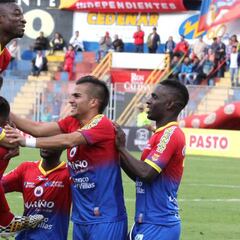 Deportivo Pasto y Tolima dividen honores en el estadio Libertad