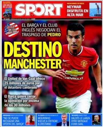 Portadas de la prensa deportiva