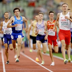 Triplete español en la final del 1.500