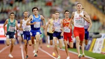 Triplete español en la final del 1.500