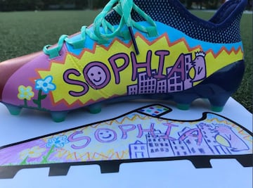 Los botines diseñados por niños con cáncer que usará Red Bulls