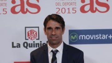 Juan Carlos Valerón, posando en la Gala As del Deporte