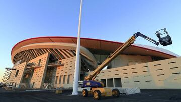 El Atlético prepara el estreno del Wanda Metropolitano: fan zones, tienda, Paseo de las Leyendas...