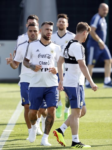 Barcelona 01Junio 2018, EspaÃ±a
Previa al Mundial 2018
Entrenamiento de la seleccion Argentina Ciudad Deportiva Joan Gamper, Barcelona.

Foto Ortiz Gustavo
