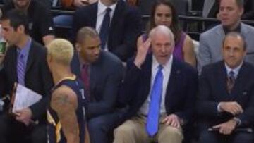 Popovich y el pelo de George Hill: "Ojal¨¢ tuviera su valent¨ªa"