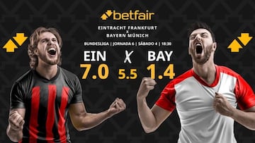 Eintracht Frankfurt vs. Bayern Múnich: horario, dónde ver, pronósticos y clasificación