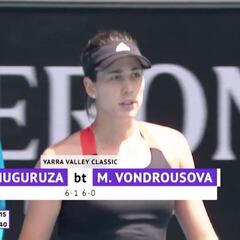 Muguruza imparable frente a Vondroušová