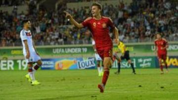 Mayoral marcó de penalti.