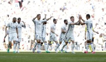 Gol 1-0 de Pepe jugador del Real Madrid 