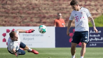 James ya inicia preparaci&oacute;n para el Mundial de la Selecci&oacute;n de Colombia 