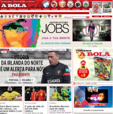 Portadas de la prensa extranjera