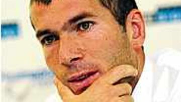 Zidane se confesó ante los medios de comunicación.