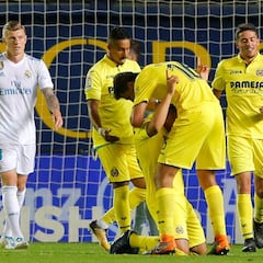 Villarreal 2-2 Real Madrid: resumen, goles y resultado
