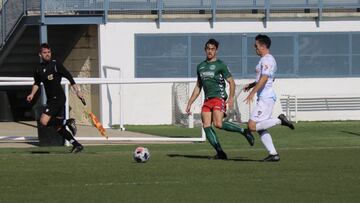 Imagen del partido entre el Illescas y el Marchamalo