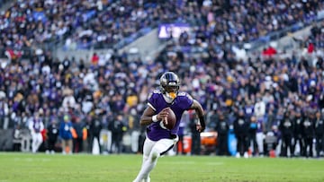 Entre las semanas 15 y 18, Lamar tiene un récord de 16-0 en su carrera.