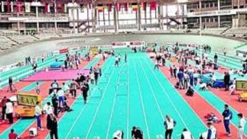 <b>POLIVALENTE. </b>El Velódromo Luis Puig, de Valencia, ha acogido el Mundial indoor de atletismo.