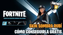 Fortnite | Cómo conseguir gratis el skin Sombra Rubí y completar sus desafíos