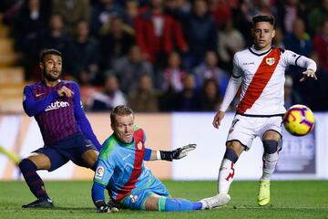 Rafinha, Alberto García y Álex Moreno.