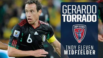 Gerardo Torrado es nuevo jugador de Indy Eleven, de NASL