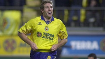 Palermo en su etapa como jugador del Villarreal.