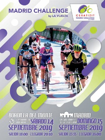 Cartel de la 5ª edición de la Madrid Challenge by La Vuelta.