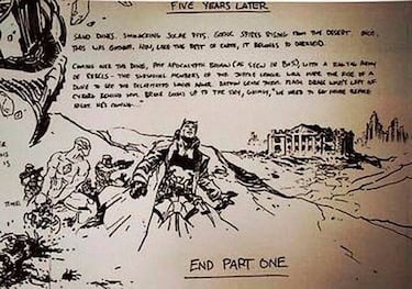 Así es el storyboard del final original de Justice League con Batman Knightmare