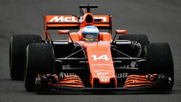 Fernando Alonso, en Silverstone.