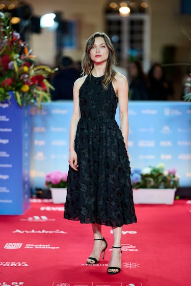   Sophie Cookson durante el 2025 Málaga Film Festival. 