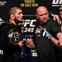 Dana White tiene localización para el Khabib vs Ferguson